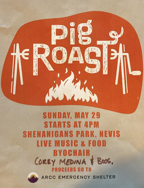Nevis Chamber of Commerce Pig Roast May 29